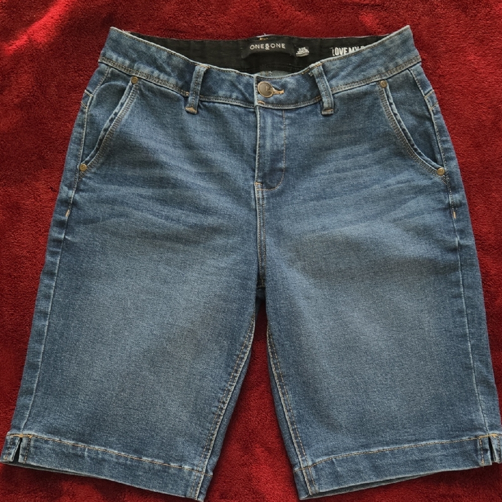Women's Blue Denim Shorts